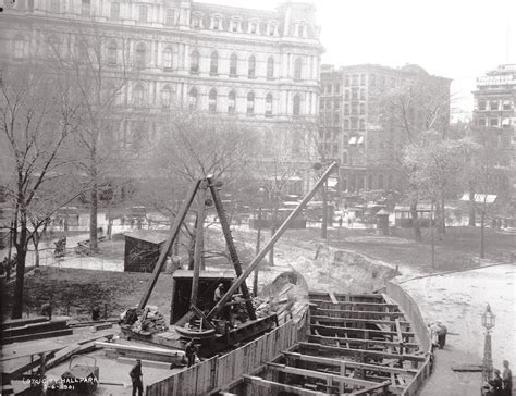 Building the City's First Subway Line Beneath City Hall Park | Tribeca Trib Online