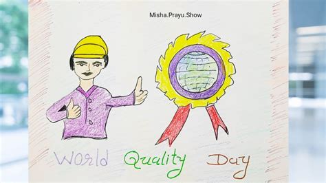 Easy Drawing on Quality Day | World Quality Day Poster Drawing | CQI ...