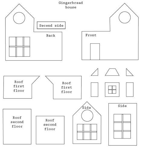 Gingerbread House Templatespatterns