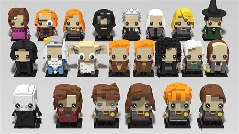 The latest collection of my Harry Potter Lego Brickheadz designs | Lego harry potter, Legos, Lego