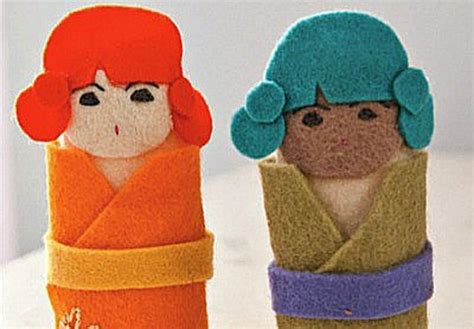 17 Kokeshi Doll Craft Ideas and a Tutorial With Photos - FeltMagnet