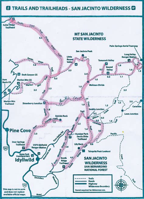 Trails map • Idyllwild Town Crier