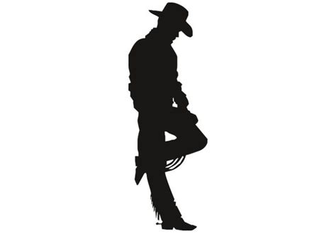 Nostalgia Decals Cowgirl Cowboy Silhouette Black Large Decal 4ft X 40 ...