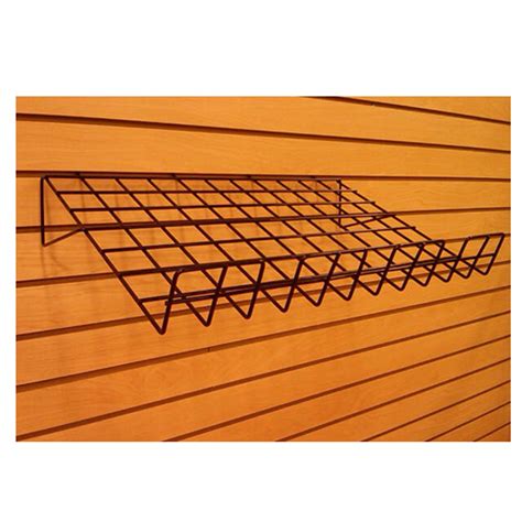 Slatwall Wire Angled Shelf, 6 Pack - Store Fixtures Direct