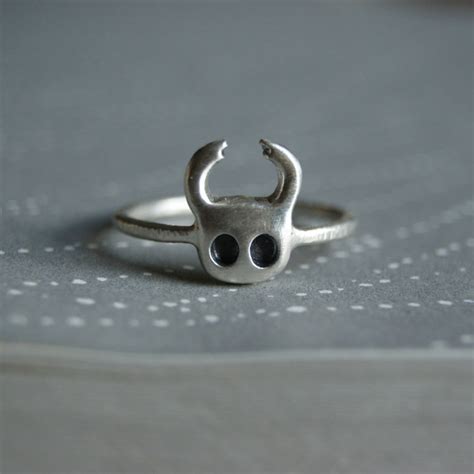 Little Hollow Knight Ring Sterling Silver Handmade Inspired - Etsy