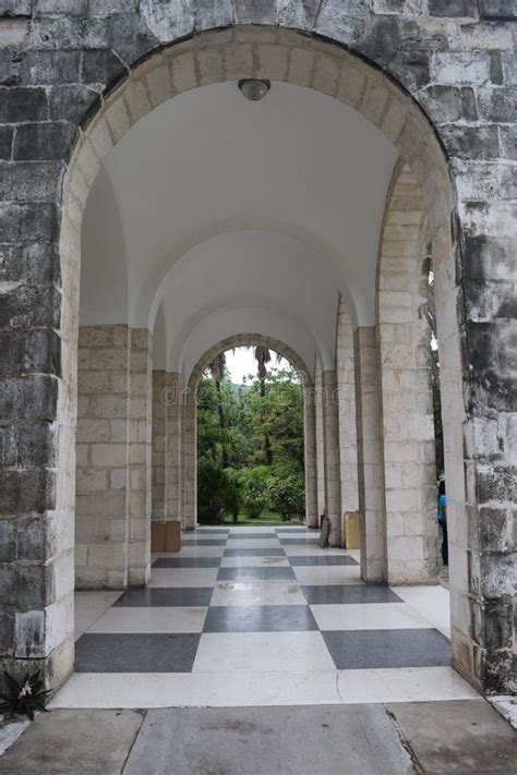 Arches of a stone church stock photo. Image of architecture - 123109756