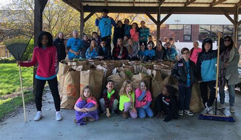 Youth In Motion Fall Cleanup at St. Joseph’s Cottleville Parish