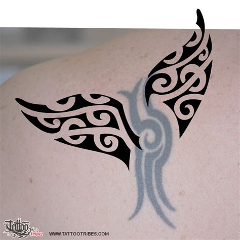 Whale tail (Love for the sea) whale tail original Polynesian tattoo design