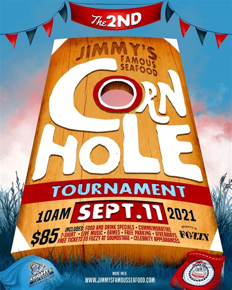 Cornhole Tournament Sept-11 - Jimmys Famous Seafood