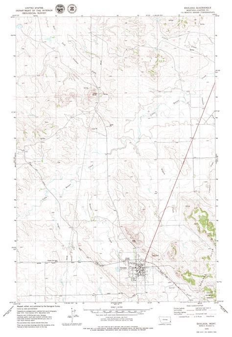 Ekalaka, MT Topographic Map - TopoQuest