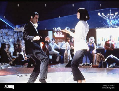 Pulp Fiction / John Travolta / Uma Thurman Stock Photo - Alamy