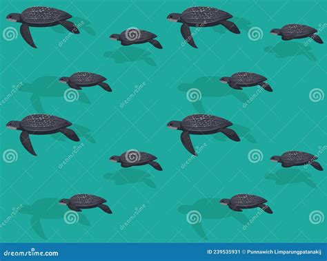 Sea Turtle Leatherback Cartoon Vector Illustration | CartoonDealer.com #91479839