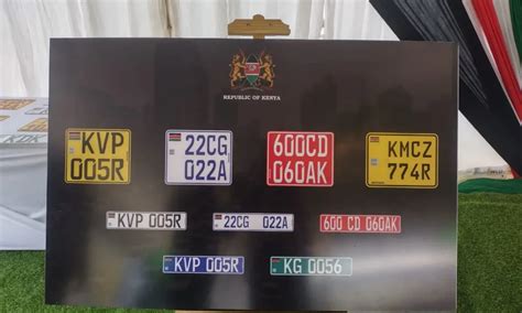 Kenya Unveils New Generation Number Plates - Kenya Insights