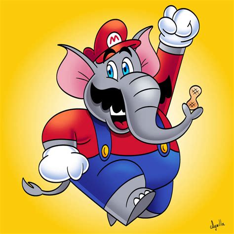 Elephant Mario by cdgzilla9000 on DeviantArt