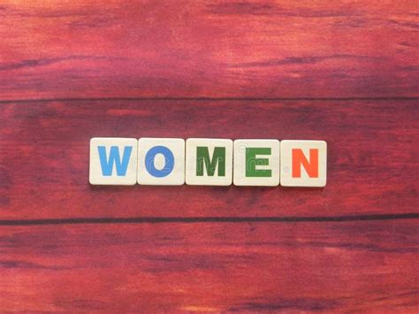 Word Women on wood stock photo. Image of decorative - 167535198