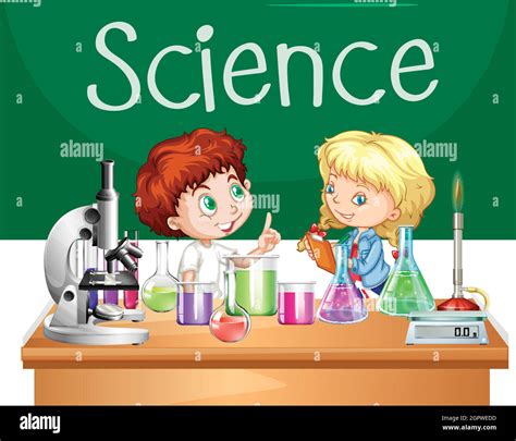 Students in the Science Class Stock Vector Image & Art - Alamy