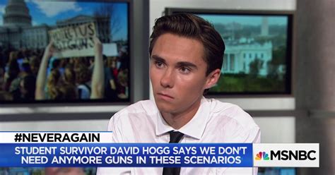 David Hogg Speaks out Against Arming Teachers