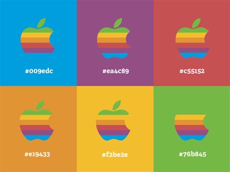 Apple Logo Colors | Logo color, Apple logo, Apple coloring