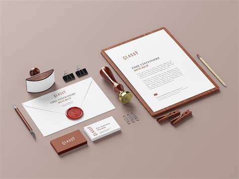 Free stationery mockup - Mockups Design