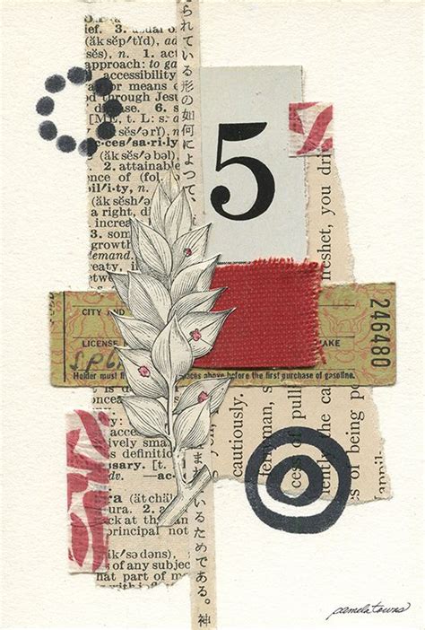 Take Five | Paper collage art, Collage art mixed media, Book art