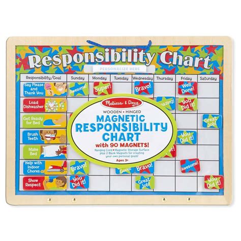 Kids Responsibility Chart Magnetic Chore Chart Melissa and Doug | Radar Toys