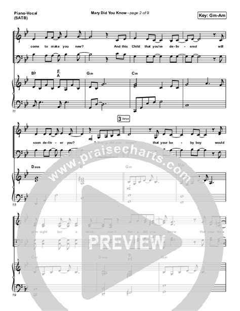 Mary Did You Know Sheet Music PDF (Tommee Profitt / Jordan Smith ...