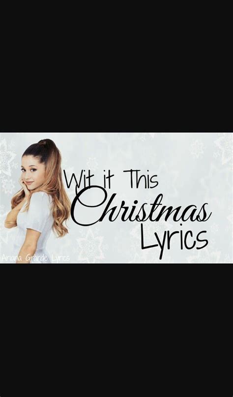 Pin on Ariana Grande Christmas & Chill Album