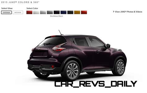 2015 Nissan JUKE Color Studio Offers 4000+ Unique Trims Via 12 ...