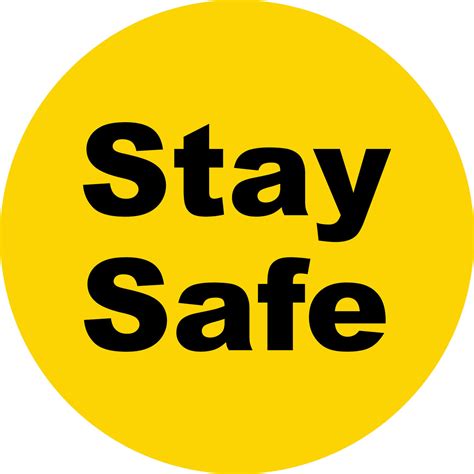 Covid 19 Stay Safe Floor Decal Sticker - SafetyKore