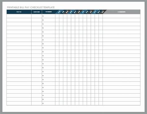 Printable Waiting List Template