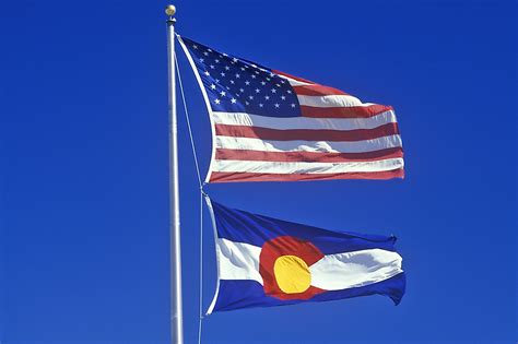 Colorado State Flag - WorldAtlas.com