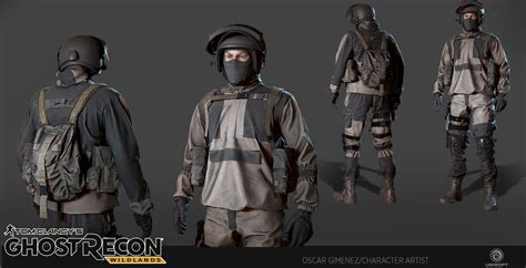 ArtStation - Gorka Outfit for Ghost Recon Wildlands, Oscar Gimenez Clarà | Ghost, Tom clancy ...