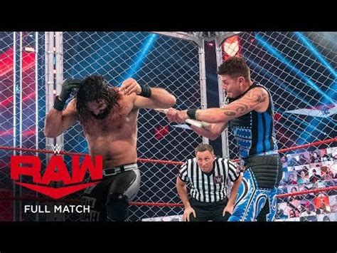 Dominik Mysterio vs. Seth Rollins (Steel Cage Match) - WWE RAW ...