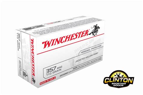 Winchester 357 Mag 110gr JHP (50 Rounds) | Clinton Sporting Goods