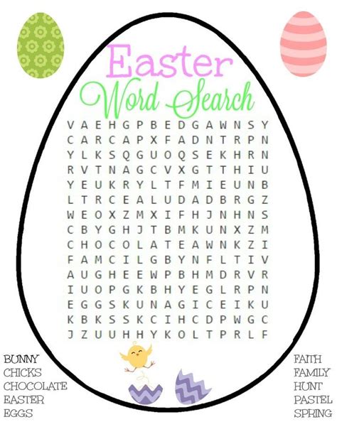 4 FREE Easter Printable Activities For Kids | Printable easter activities, Easter games for kids ...