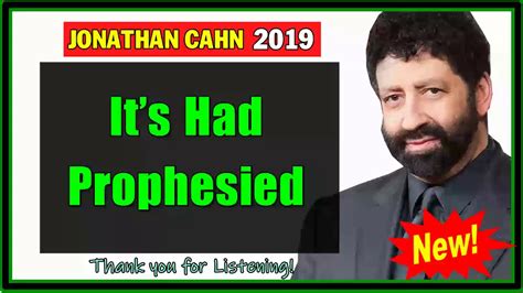 Jonathan Cahn ( July 02, 2019 ) l It’s Had Prophesied - YouTube