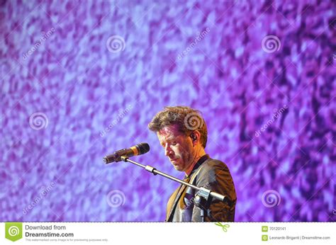 Singer Daniele Silvestri on Stage at the Concert Hall of Florenc Editorial Photo - Image of ...