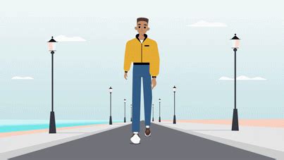 Front Walk Cycle Animation in After Effects | No-Plugin