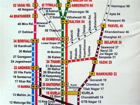 Mumbai Railway Station Map Pdf | Tourist Map Of English