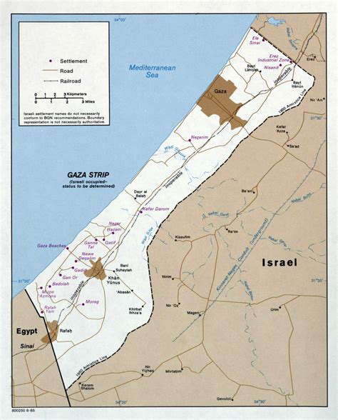 The Complex Geography Of Gaza And Jerusalem: A Historical And Political Perspective - Map France ...