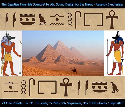 The Egyptian Pyramids by Sonic Sirius - Presets for Regency