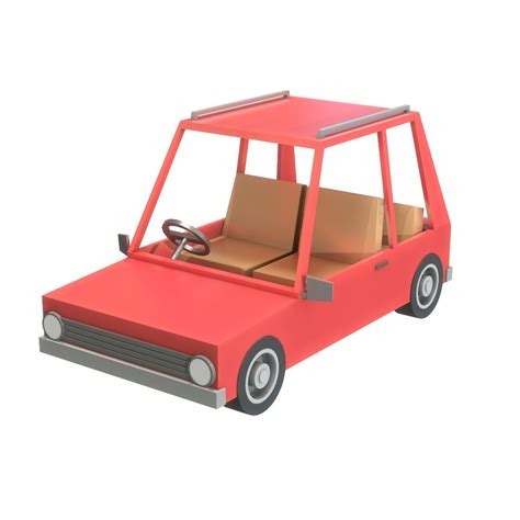 3D Low poly car stylized cartoony model - TurboSquid 1855013