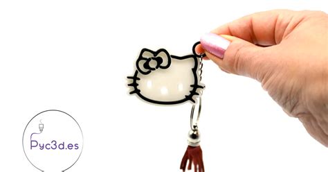 HELLO KITTY KEYCHAIN by PYC3D.ES | Download free STL model | Printables.com