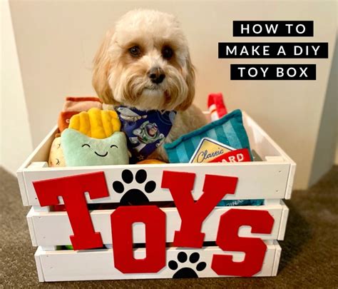 DIY How to make a dog toy box | The Annoyed Thyroid