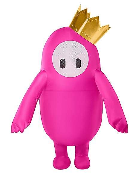 Kids Fall Guys Pink Inflatable Costume - Spirithalloween.com