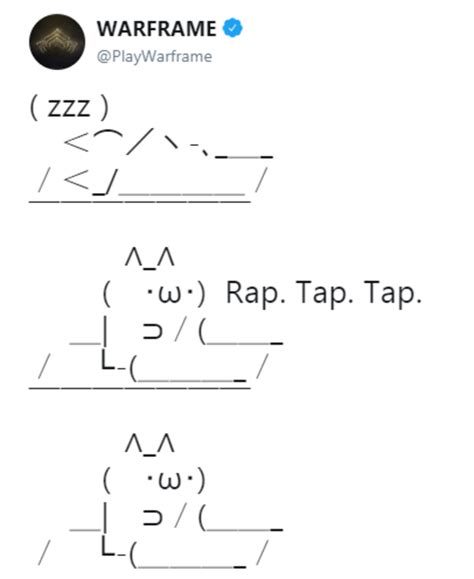 Rap Tap Tap | Sleeping ASCII Cat | Know Your Meme