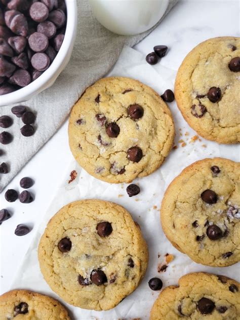 Egg Yolk Chocolate Chip Cookies - My Happy Bakes