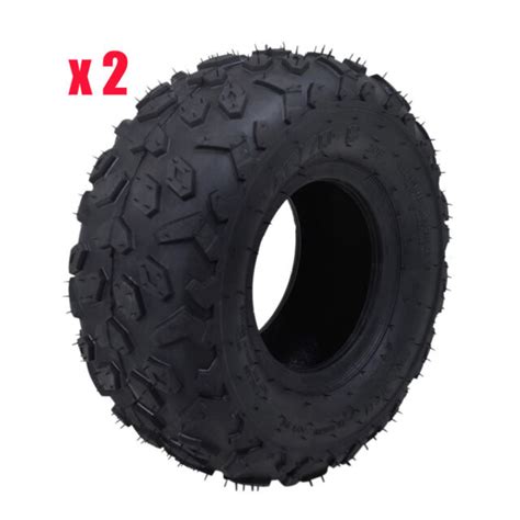 2Pcs 145x70-6" Inch Tires Tyre Chinese Mini Bike Off Road Quad GoKart ...