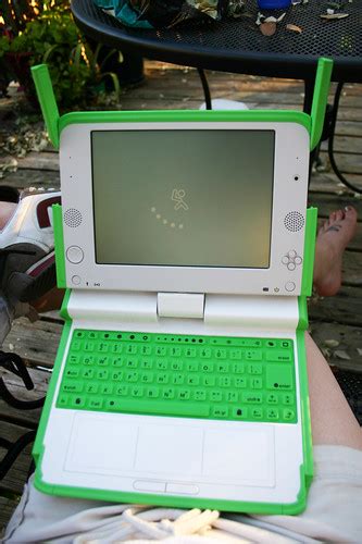 One Laptop Per Child | on my lap! I got to play with one and… | Flickr