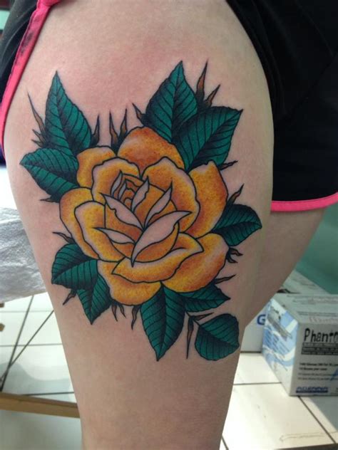 Yellow Rose Tattoos Designs, Ideas and Meaning | Tattoos For You